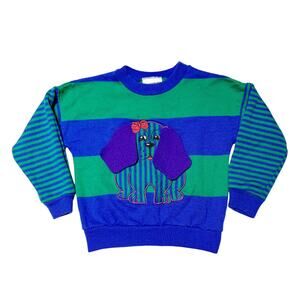 Miniwaves Vintage Puppy Sweater Size 4